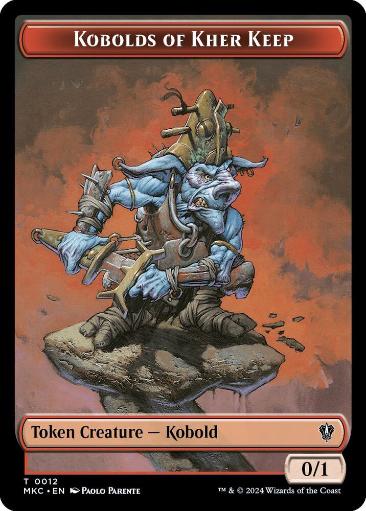 Gold // Kobolds of Kher Keep Double-Sided Token (Back)