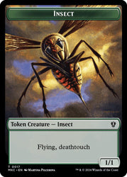 Clue // Insect (0017) Double-Sided Token (Back)