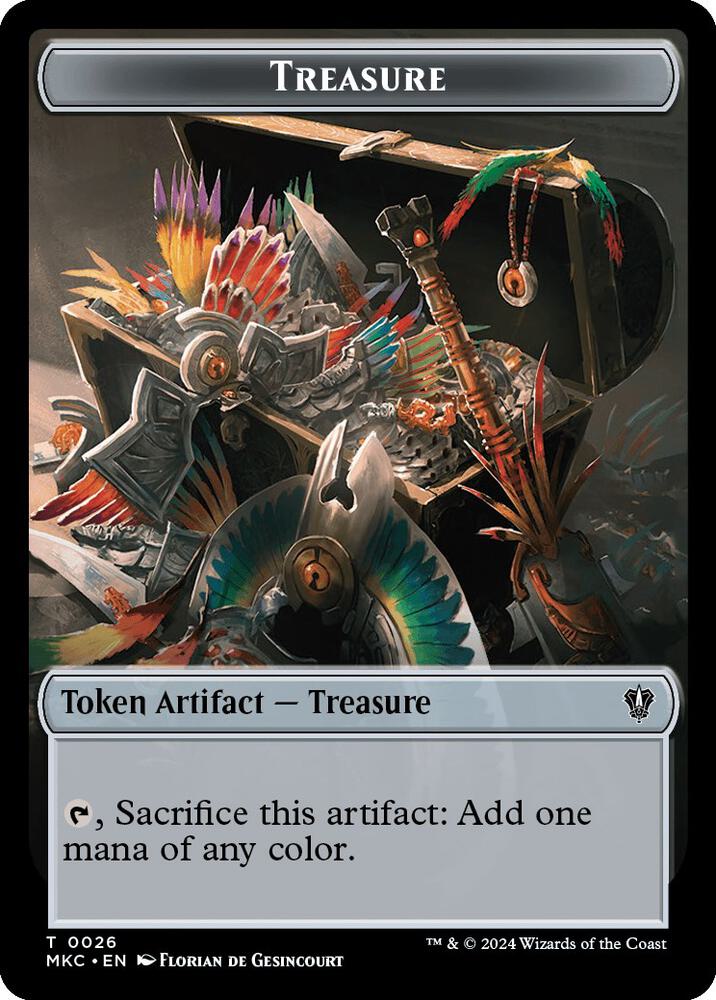 Thopter // Treasure Double-Sided Token (Back)
