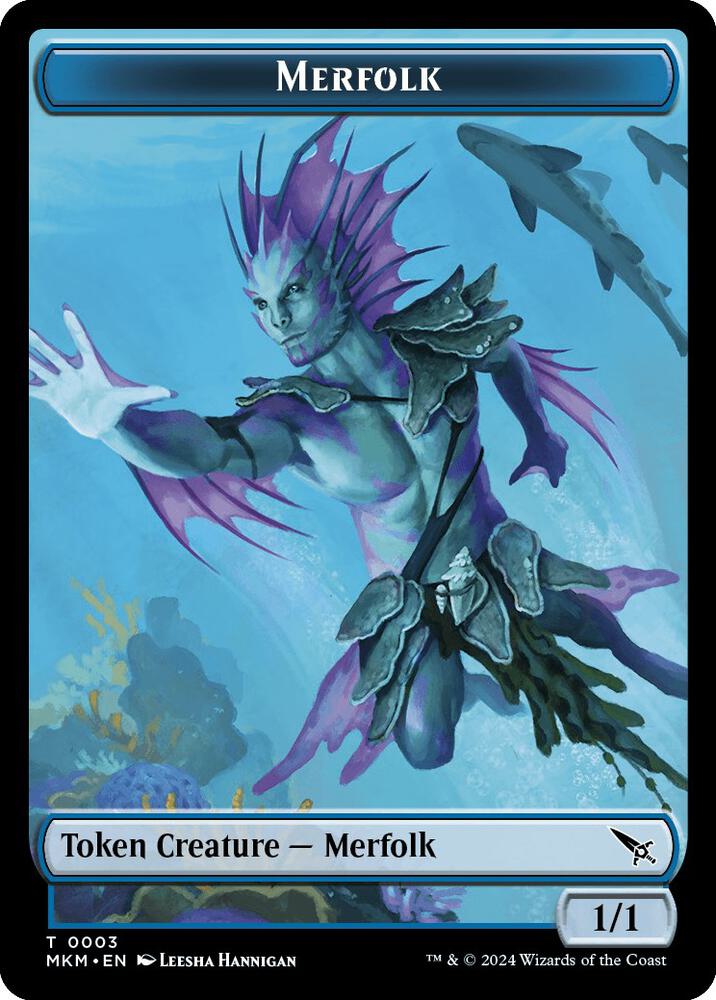 Detective // Merfolk Double-Sided Token (Back)