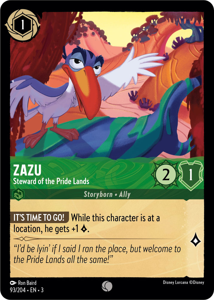 Zazu - Steward of the Pride Lands