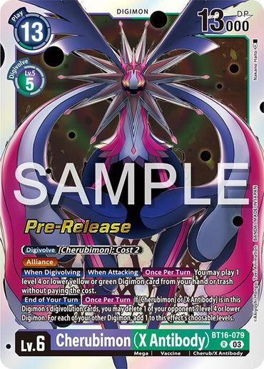 Cherubimon (X Antibody) [BT16-079] [Beginning Observer Pre-Release Promos]