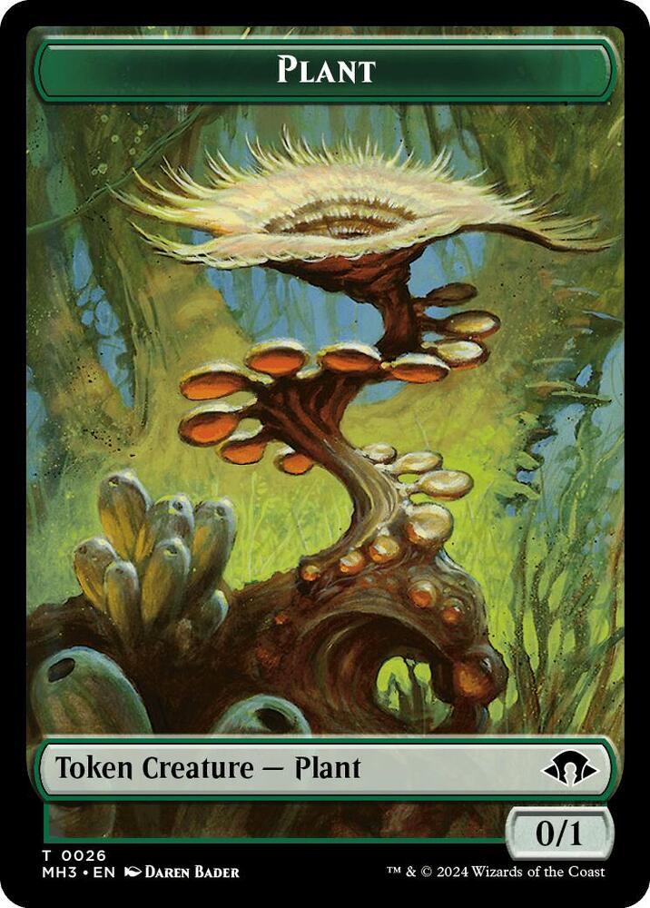 Zombie // Plant Double-Sided Token (Back)