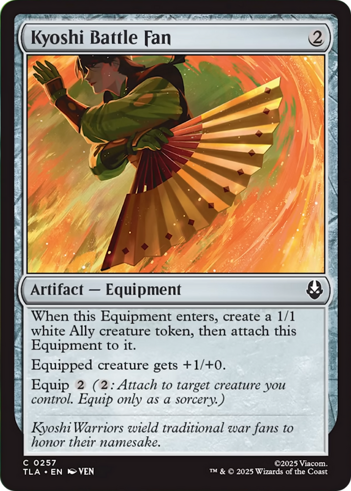 Kyoshi Battle Fan [Avatar: The Last Airbender]