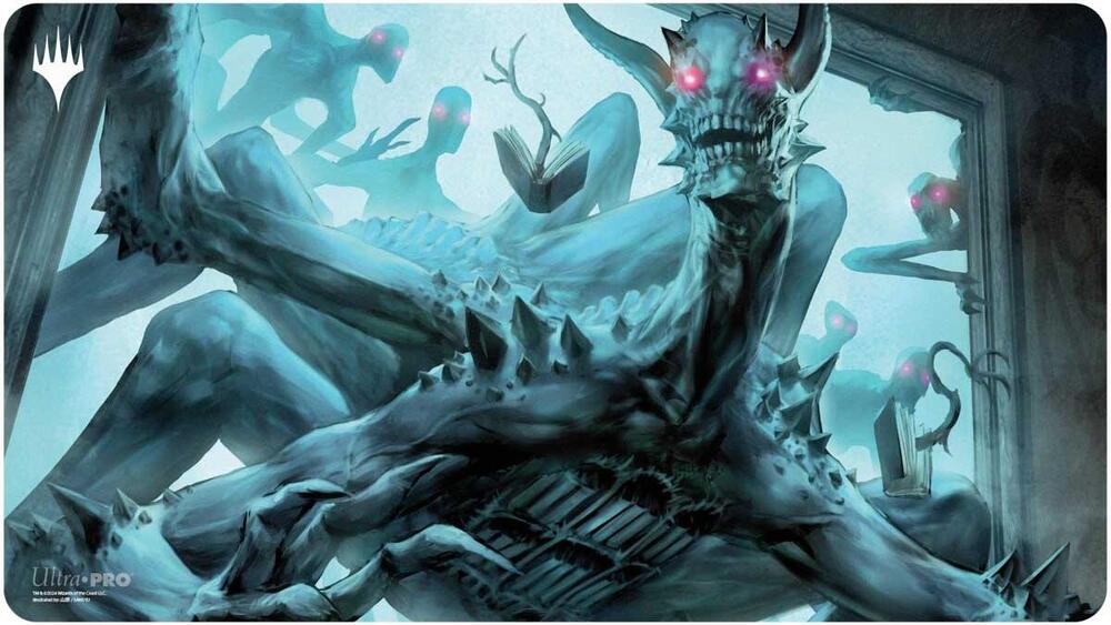Duskmourn Playmat for Magic: The Gathering - Mythic Cycle Blue (Overlord of the Floodpits) - Ultra Pro Playmats