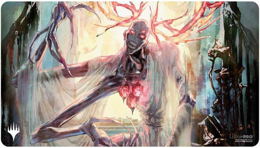 Duskmourn Playmat for Magic: The Gathering - Mythic Cycle White (Overlord of the Mistmoors) - Ultra Pro Playmats