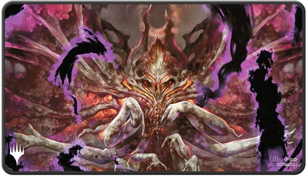 Duskmourn Black Stitched Playmat for Magic: The Gathering - Special Guest - Guest Artist 2 (Damnation) - Ultra Pro Playmats