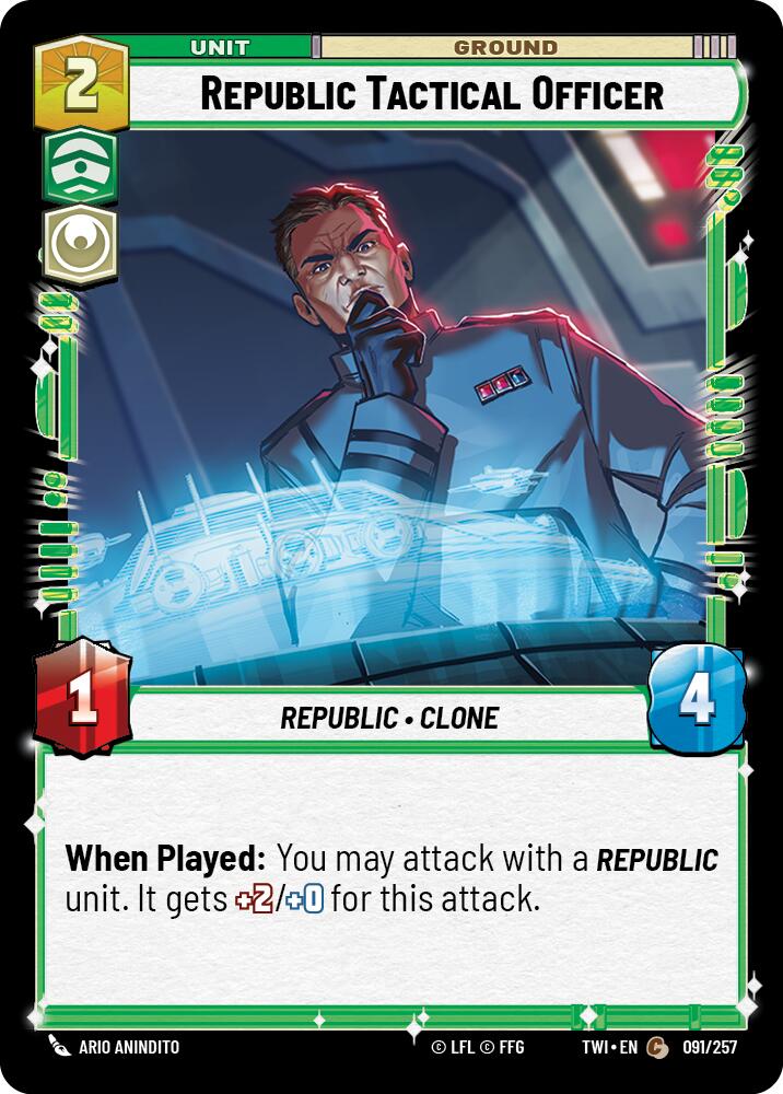 Republic Tactical Officer (091/257) (091/257) [Twilight of the Republic]