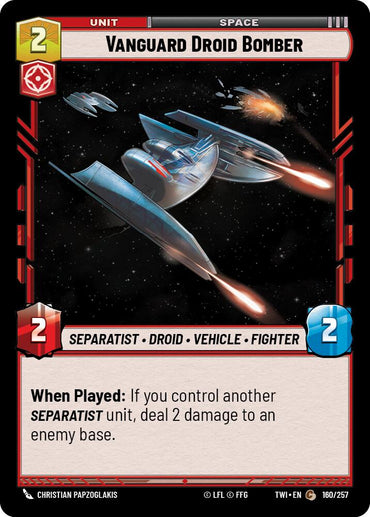 Vanguard Droid Bomber (160/257) (160/257) [Twilight of the Republic]