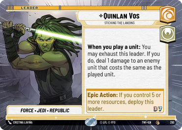 Quinlan Vos - Sticking the Landing (Hyperspace)