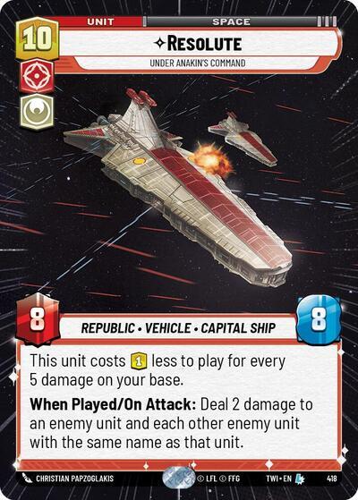 Resolute - Under Anakin's Command (418) (Hyperspace) (418) [Twilight of the Republic]