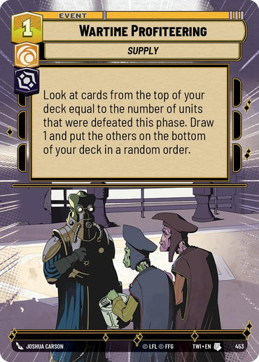 Wartime Profiteering (453) (Hyperspace) (453) [Twilight of the Republic]
