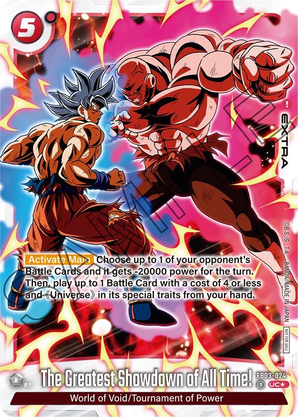 The Greatest Showdown of All Time! (Tournament Pack -Winner- 04)