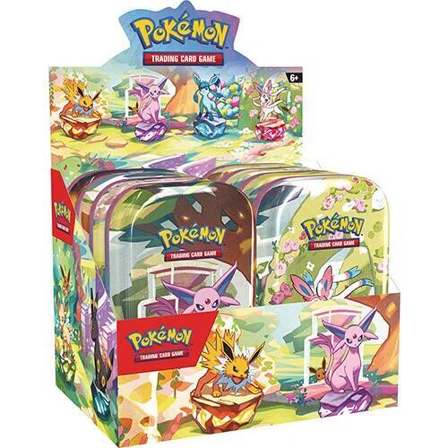 Prismatic Evolutions Mini Tin Display - SV: Prismatic Evolutions -CHEAPER IN STORE -