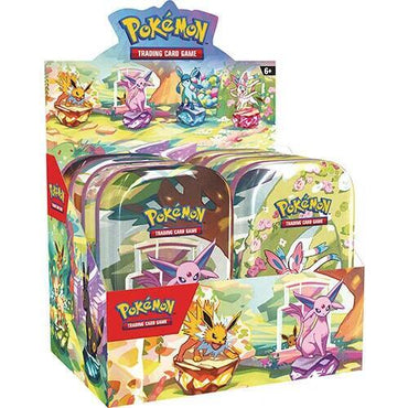 Prismatic Evolutions Mini Tin Display - SV: Prismatic Evolutions -CHEAPER IN STORE -