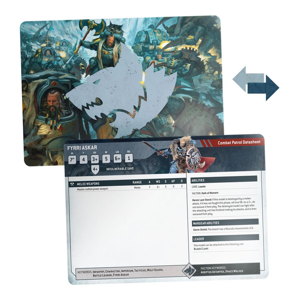 Warhammer 40k: Datasheet Cards - Space Wolves