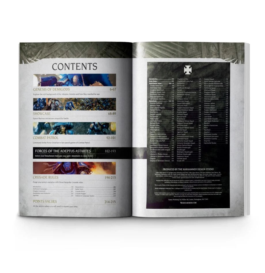 Warhammer 40K: Space Marines Codex