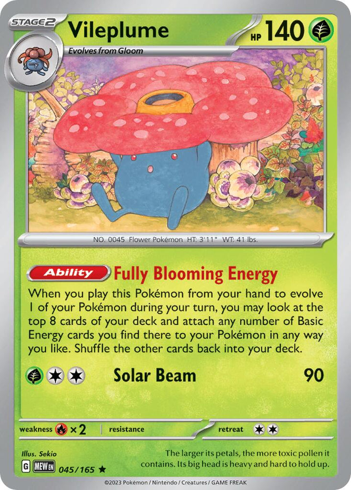 Vileplume - 045/165