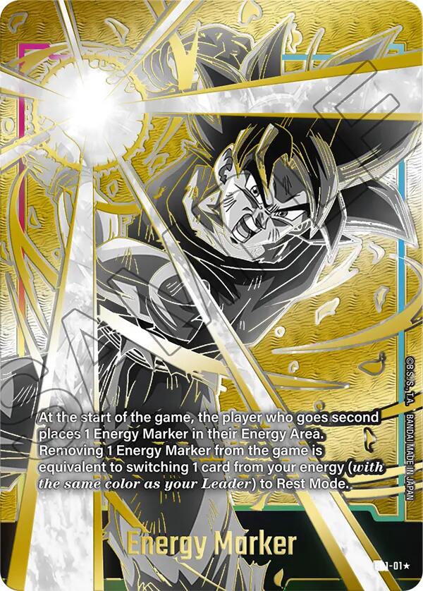Energy Marker (Alternate Art Gold) [Fusion World Energy Markers]