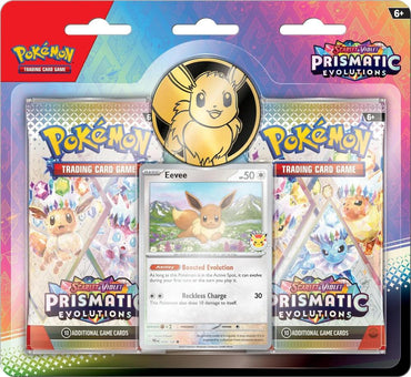 Pokemon TCG: Prismatic Evolution 2-Pack Blister w/ Coin - Cheaper in Store -