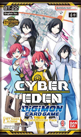 Digimon Card Game: Cyber Eden Booster Pack