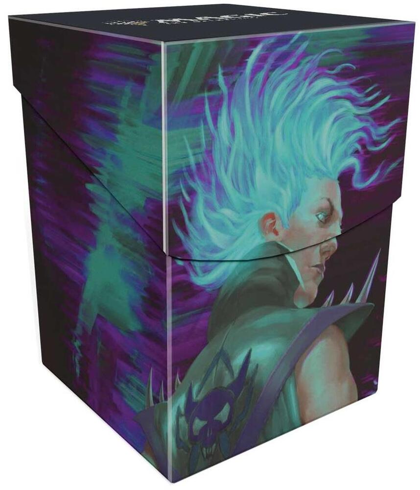 Ultra Pro: Aetherdrift - Borderless Racer 2: Winter Cursed Rider 100+ Deck Box for Magic: The Gathering