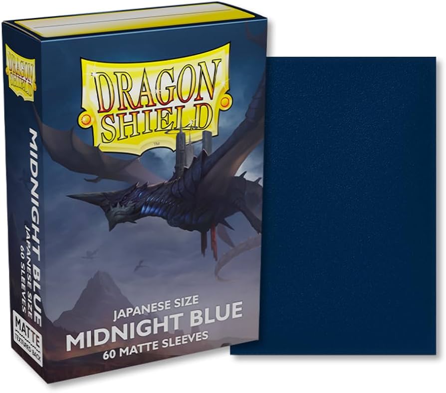 Dragon Shield - Japanese Size Matt Sleeves - Midnight Blue