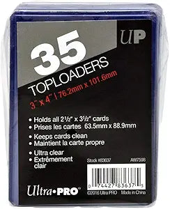 Ultra Pro Toploaders Card Protectors Ultra Clear 35-Count