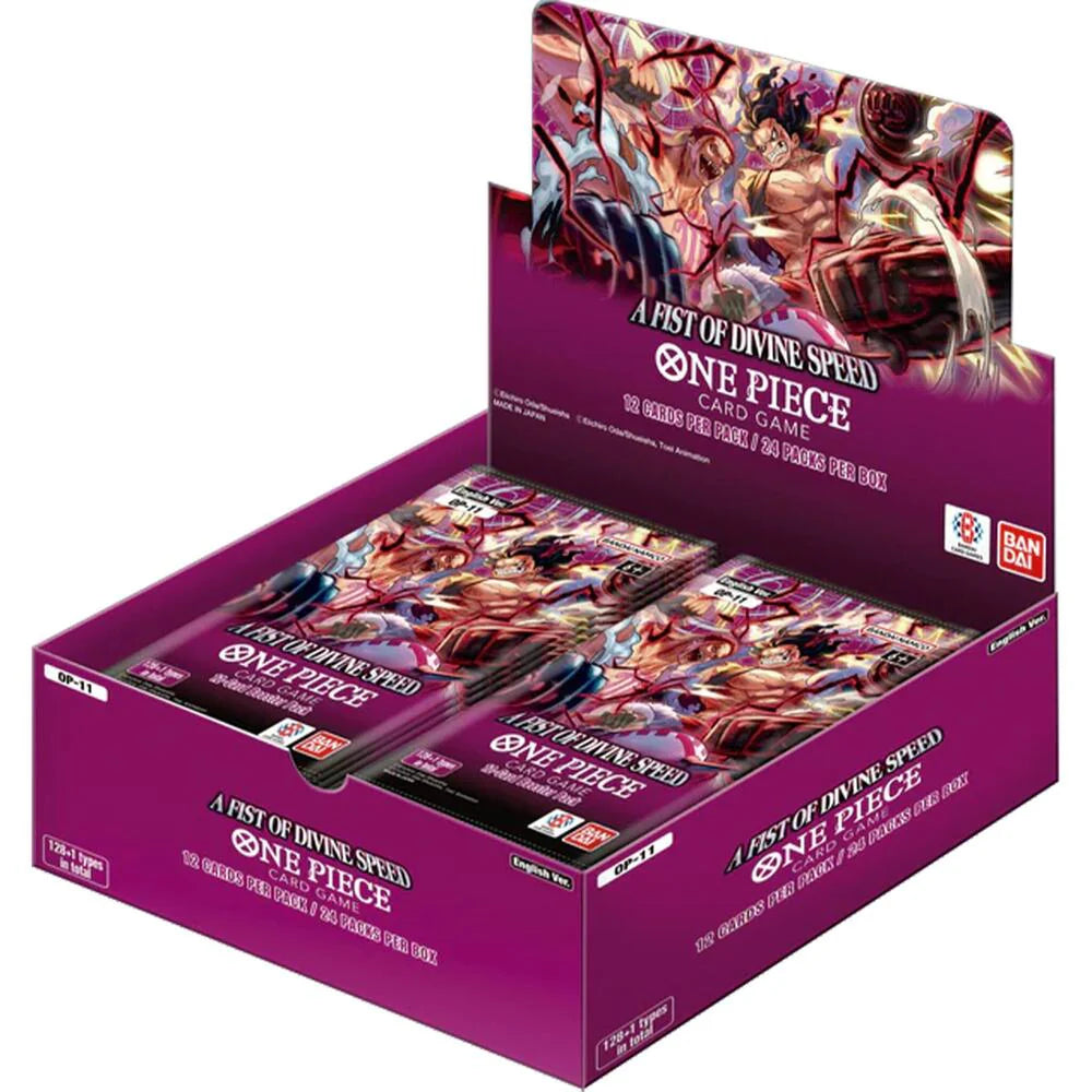 One Piece Card Game - A Fist of Divine Speed [ OP-11 ] Pre-Order (Releases 6/6/25)