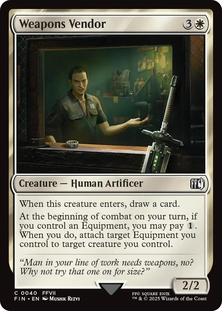 Weapons Vendor