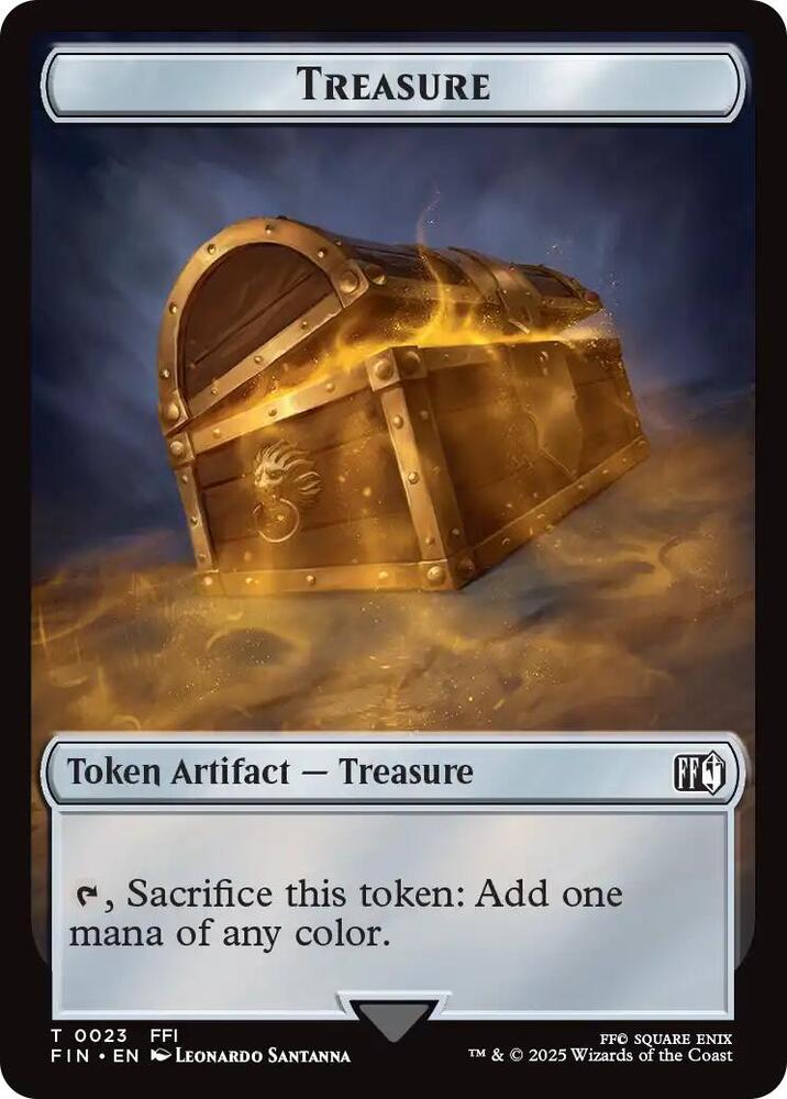 Hero (0007) // Treasure (0023) Double-Sided Token (Back)