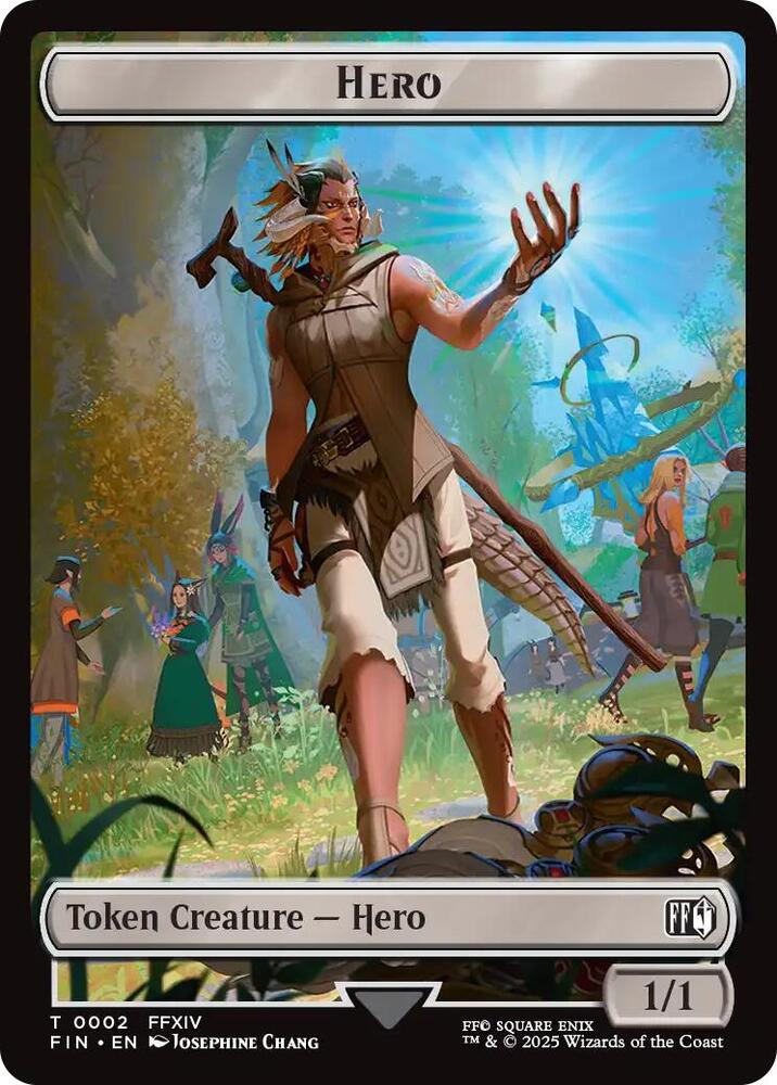 Spirit // Hero (0002) Double-Sided Token (Back)