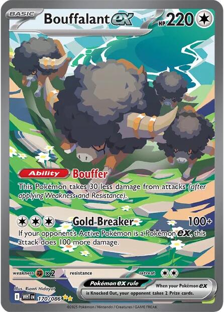 Bouffalant ex (170/086) [Scarlet & Violet: White Flare]
