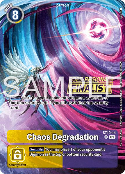 Chaos Degradation [ST10-14] (Regionals 25-26 Season 2 Finalist) [Starter Deck: Parallel World Tactician]