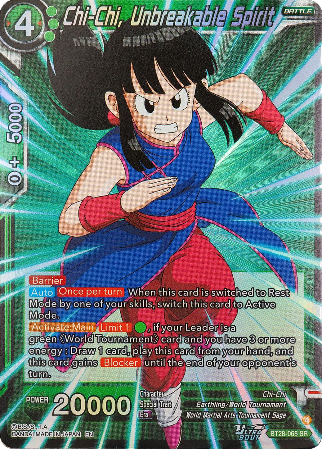 Chi-Chi, Unbreakable Spirit (BT28-068) [Prismatic Clash]