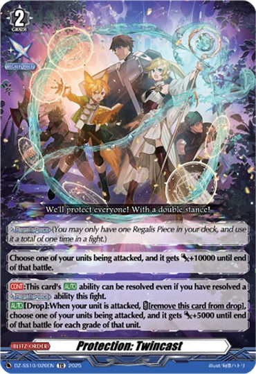 Protection: Twincast (DZ-SS10/020EN) [DZ-SS10: Shiki Otei Start Deck]