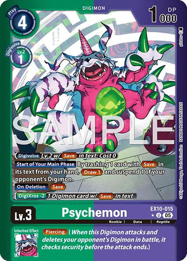 Psychemon [EX10-015] (Limited Foil) [Sinister Order]