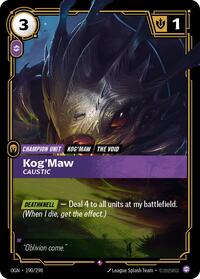 Kog'Maw, Caustic