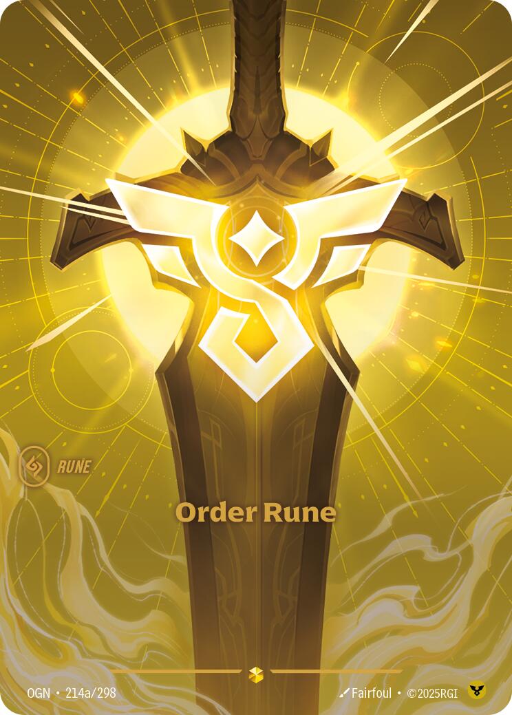 Order Rune (Alternate Art)