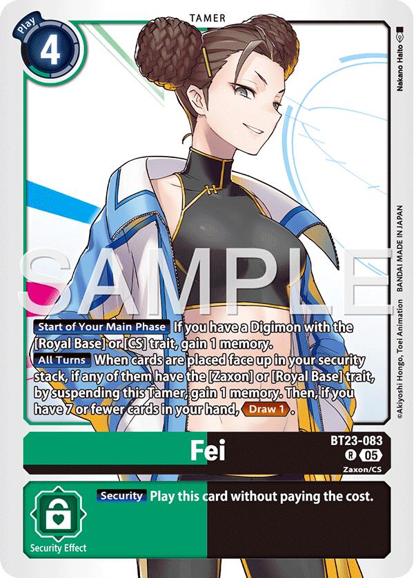 Fei [BT23-083] [Hackers' Slumber]