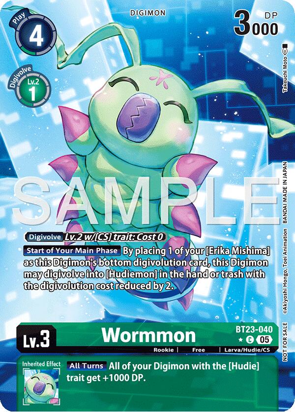 Wormmon (Hacker's Slumber Box Promotion Pack)