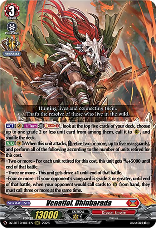 Venatiol, Dhinbarada (DZ-BT10/001EN) [Dragonsoul Resonance]
