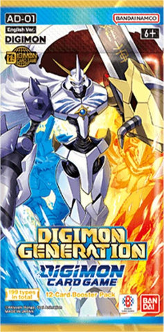 Digimon Card Game - Digimon Generation Booster Pack