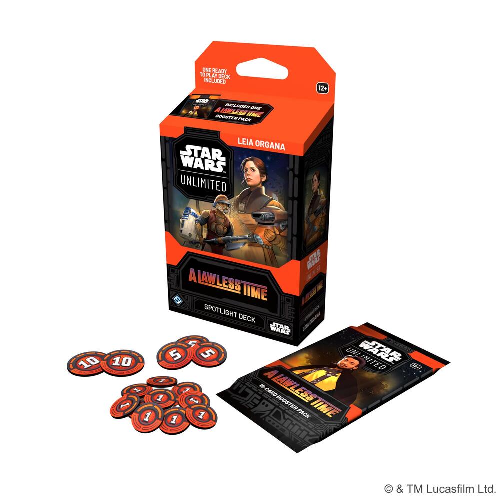 Star Wars Unlimited: A Lawless Time Leia Organa Spotlight Deck