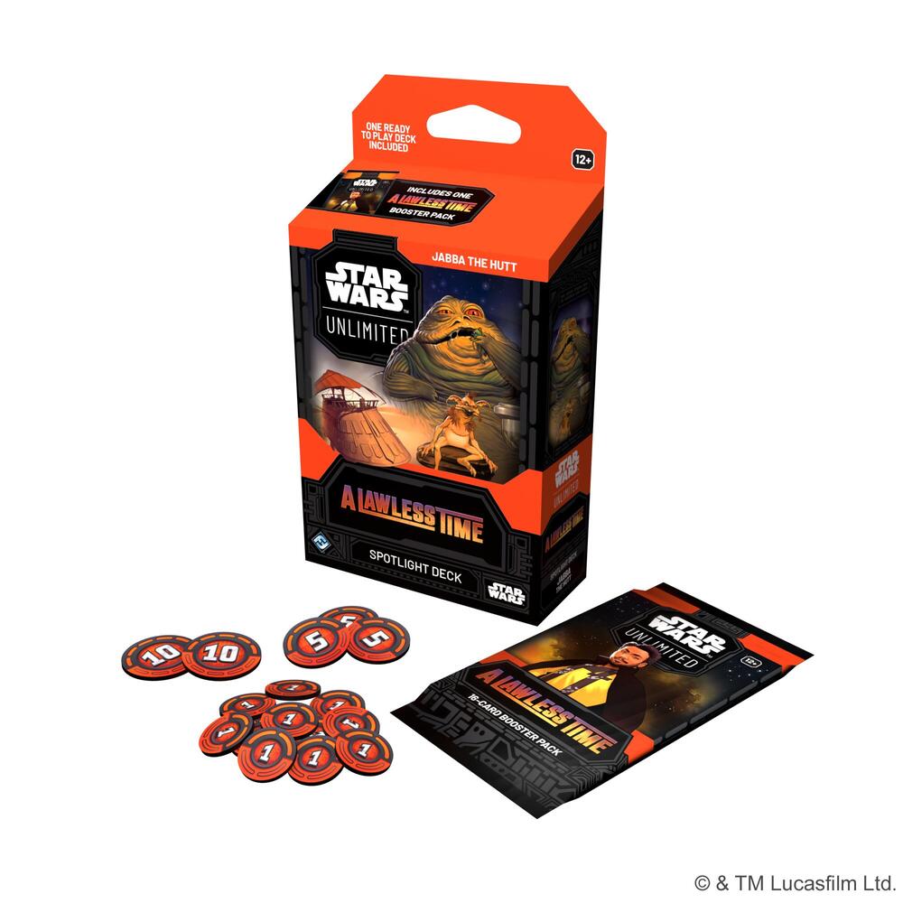 Star Wars Unlimited: A Lawless Time Jabba The Hutt Spotlight Deck