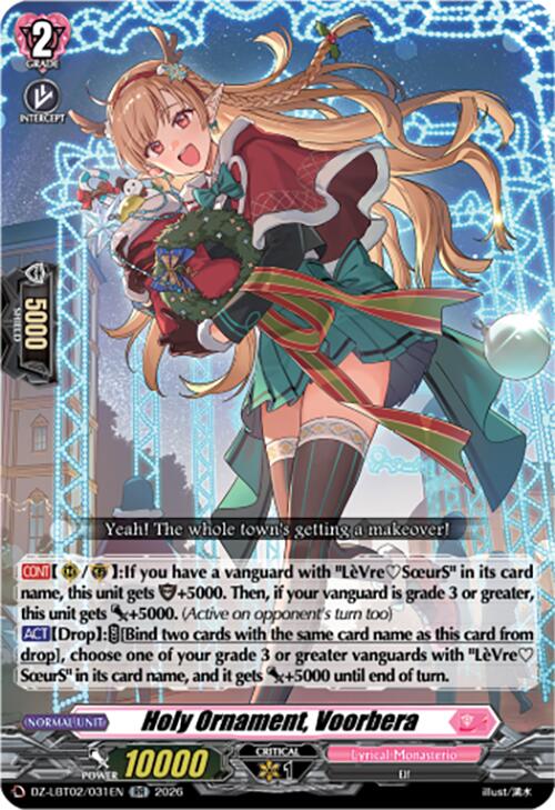 Holy Ornament, Voorbera (DZ-LBT02/031EN) [Lyrical Monasterio Season of Wonders]