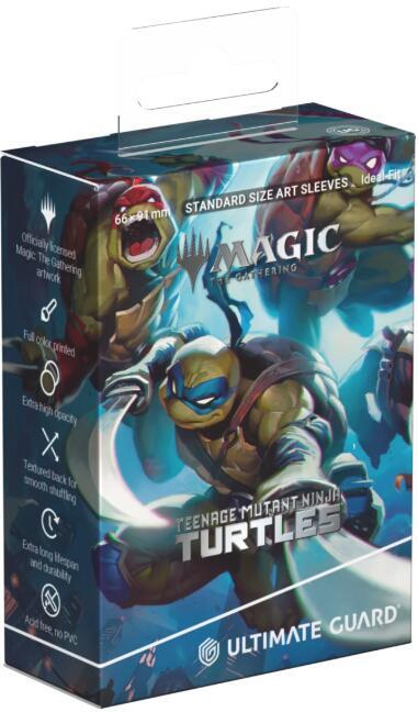 Magic: The Gathering: Teenage Mutant Ninja Turtles Art Sleeves - Heroes in a Half Shell (100-Pack) - Ultimate Guard Card Sleeves