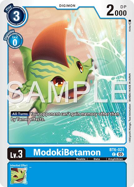 ModokiBetamon [BT6-021] (Reprint) [Advanced Booster Digimon Generation]