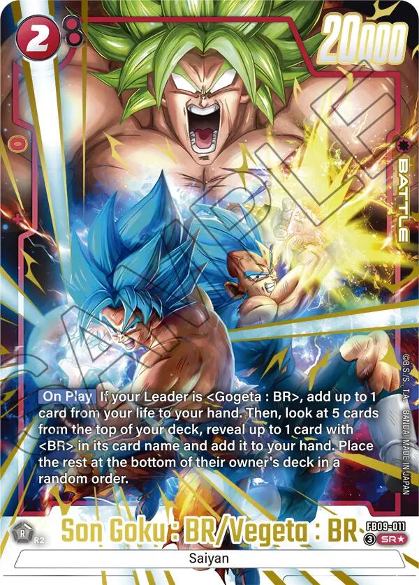 Son Goku : BR/Vegeta : BR (Alternate Art)