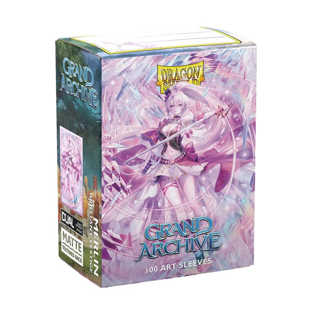 Dragon Shield Grand Archive Matte Art - Merlin, Brilliant Vestige (100-Pack)